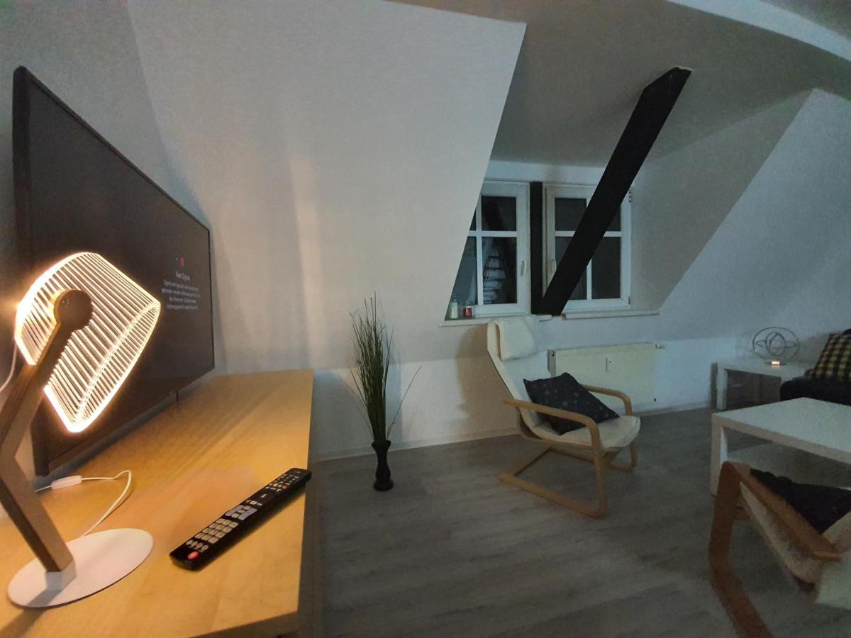 Grosses Offenes Loft Oder Kleine Gemuetliche Wohnung Mit Balkon Wolmirstedt Extérieur photo
