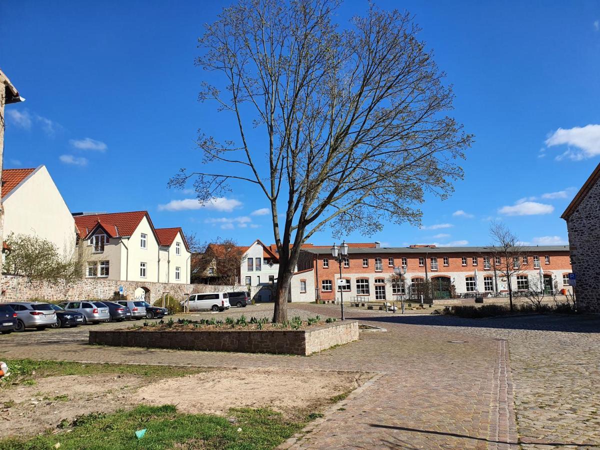 Grosses Offenes Loft Oder Kleine Gemuetliche Wohnung Mit Balkon Wolmirstedt Extérieur photo
