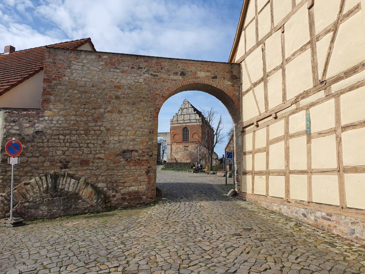 Grosses Offenes Loft Oder Kleine Gemuetliche Wohnung Mit Balkon Wolmirstedt Extérieur photo