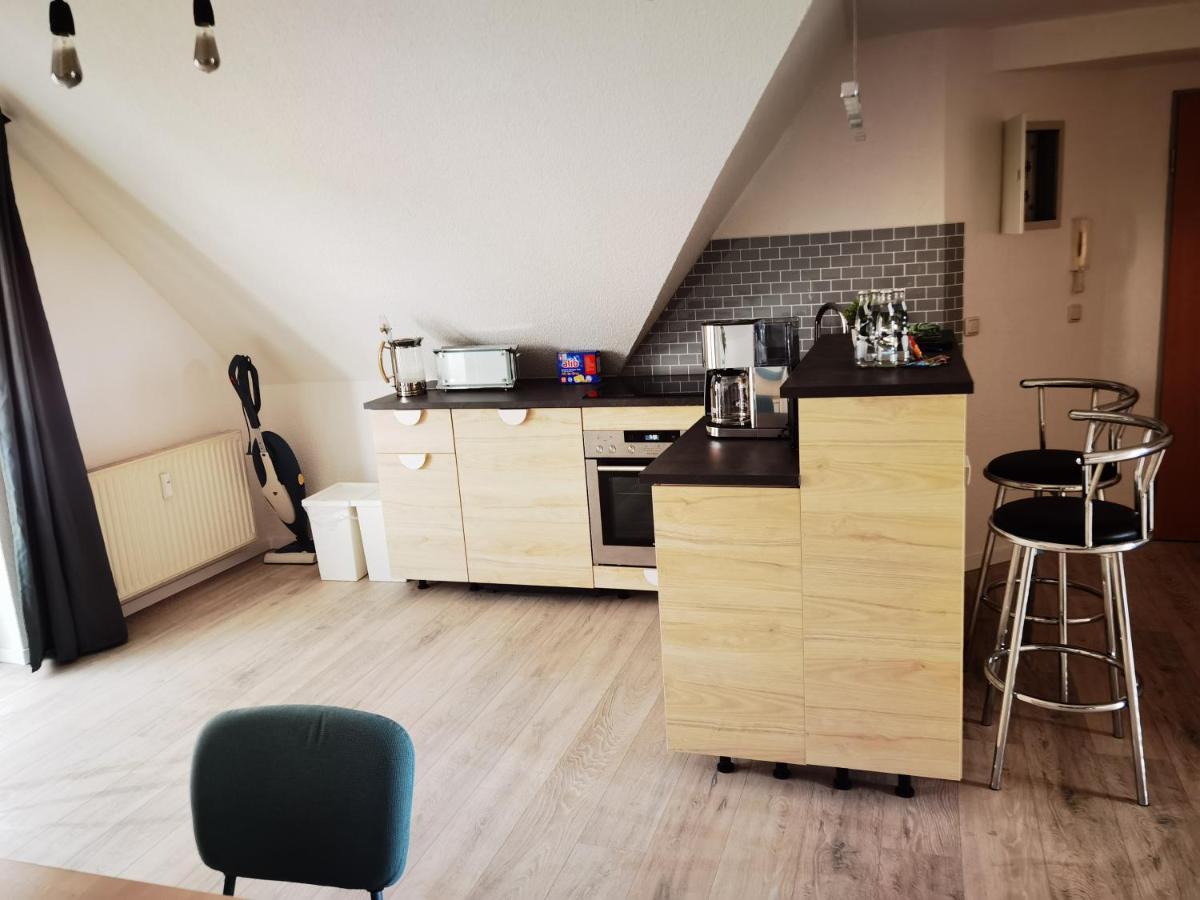 Grosses Offenes Loft Oder Kleine Gemuetliche Wohnung Mit Balkon Wolmirstedt Extérieur photo