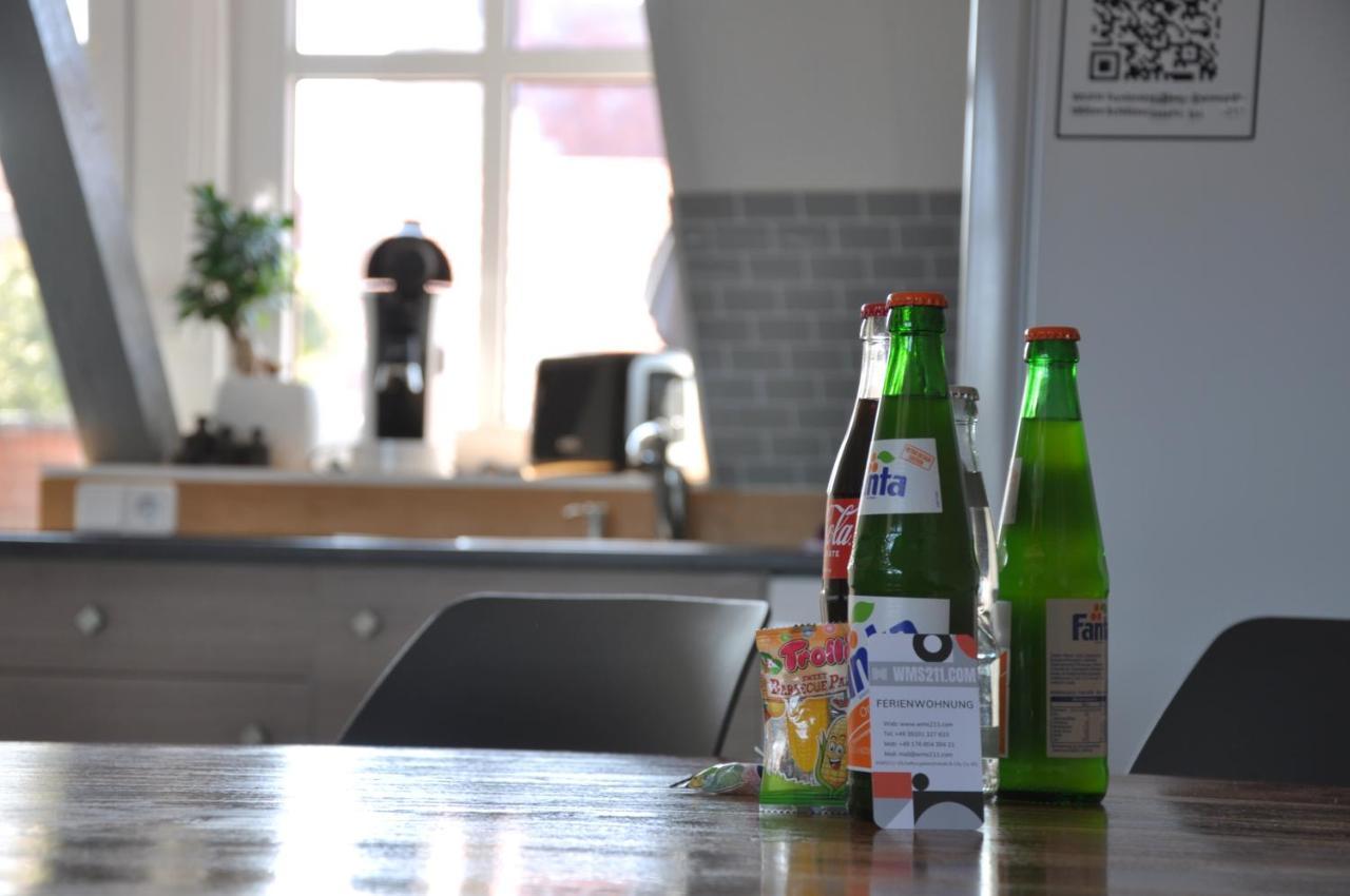 Grosses Offenes Loft Oder Kleine Gemuetliche Wohnung Mit Balkon Wolmirstedt Extérieur photo